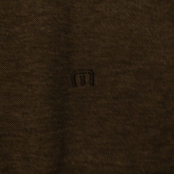 Travis Mathew golf polo shirt mens XL XLarge Gray short sleeve BUTTON collar - Picture 3 of 8